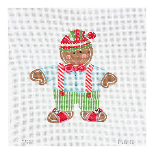 The Plum Stitchery The Stitched Garden Fred Needlepoint Canvas