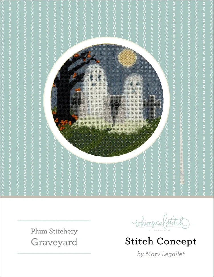 Whimsical Stitch Concept Guide for The Plum Stitchery Graveyard