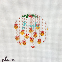 The Plum Stitchery Jingle Needlepoint Canvas