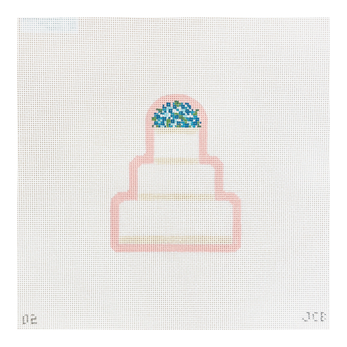 The Plum Stitchery Janet Blyberg Jinny Wedding Cake Needlepoint Canvas