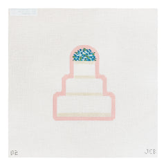 The Plum Stitchery Janet Blyberg Jinny Wedding Cake Needlepoint Canvas