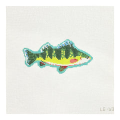 The Plum Stitchery Leland Gal Trout Needlepoint Canvas