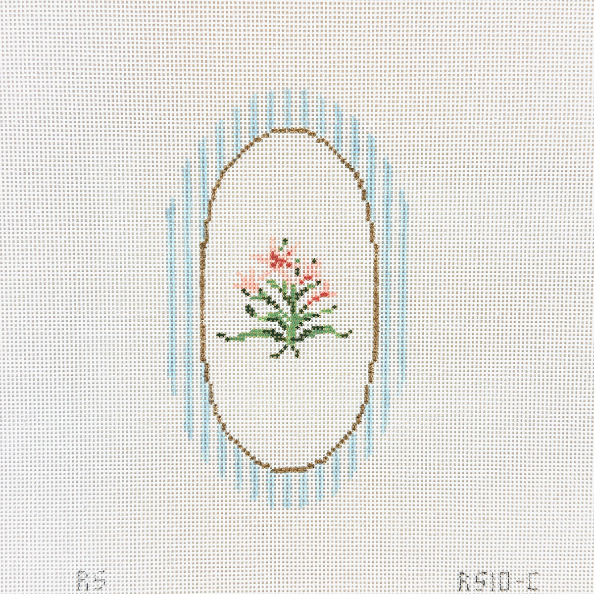 The Plum Stitchery Lily Needlepoint Canvas