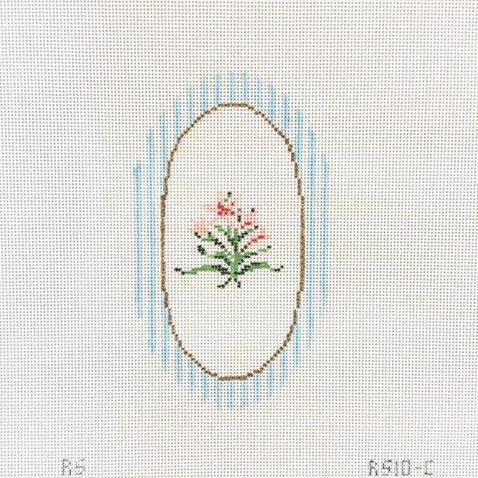 The Plum Stitchery Lily Needlepoint Canvas