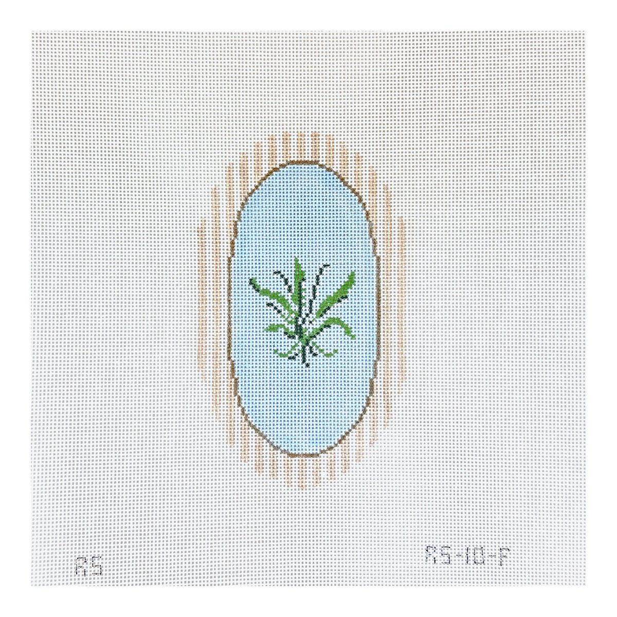 The Plum Stitchery Riley Sheehey Lily of the Valley Needlepoint Canvas