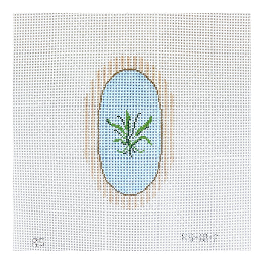 The Plum Stitchery Riley Sheehey Lily of the Valley Needlepoint Canvas