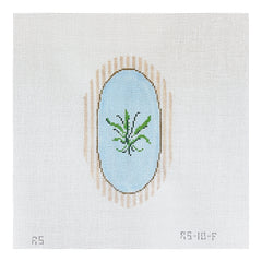 The Plum Stitchery Riley Sheehey Lily of the Valley Needlepoint Canvas