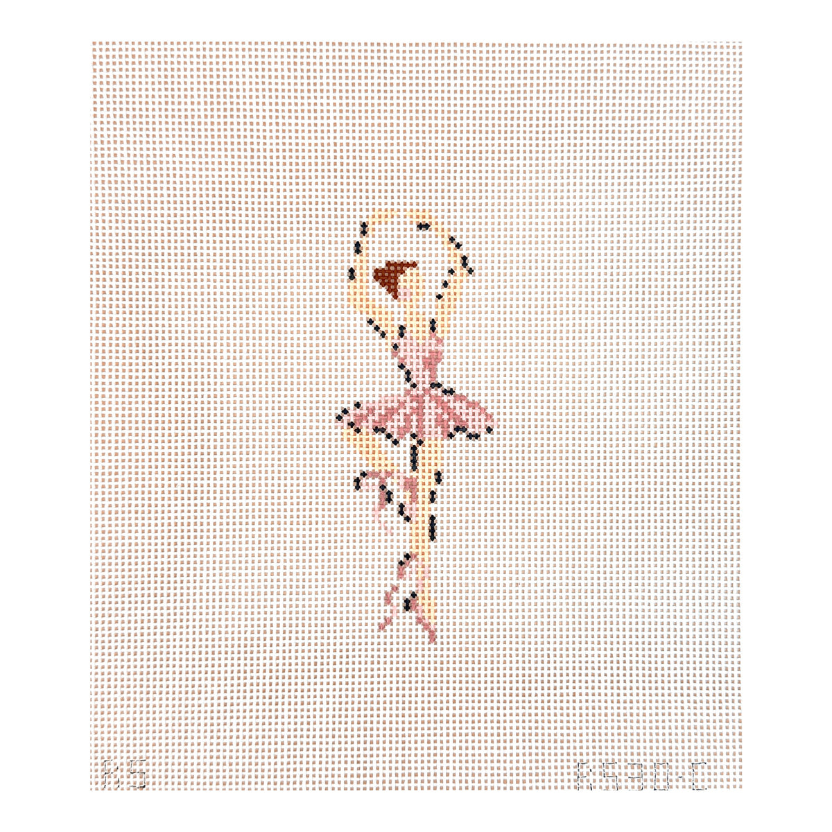 The Plum Stitchery Nutcracker Series - Ballerina Passe Needlepoint Canvas