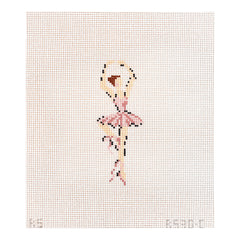 The Plum Stitchery Nutcracker Series - Ballerina Passe Needlepoint Canvas