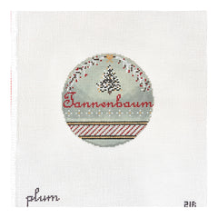 The Plum Stitchery Plum Christmas - O Tannenbaum Needlepoint Canvas