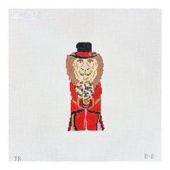 The Plum Stitchery Tara Gill Animal Collection - Royston The Lion Needlepoint Canvas