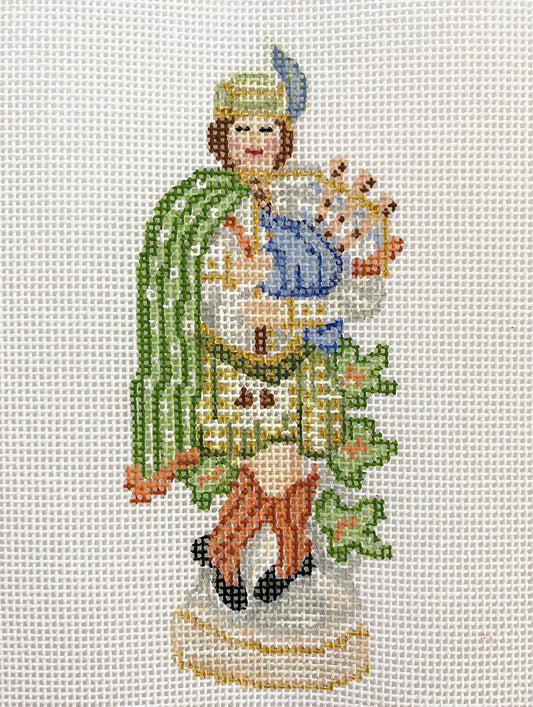 The Plum Stitchery The Highland Piper Needlepoint Canvas