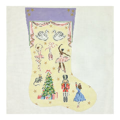 The Plum Stitchery Riley Sheehey The Nutcracker Midi Stocking Needlepoint Canvas