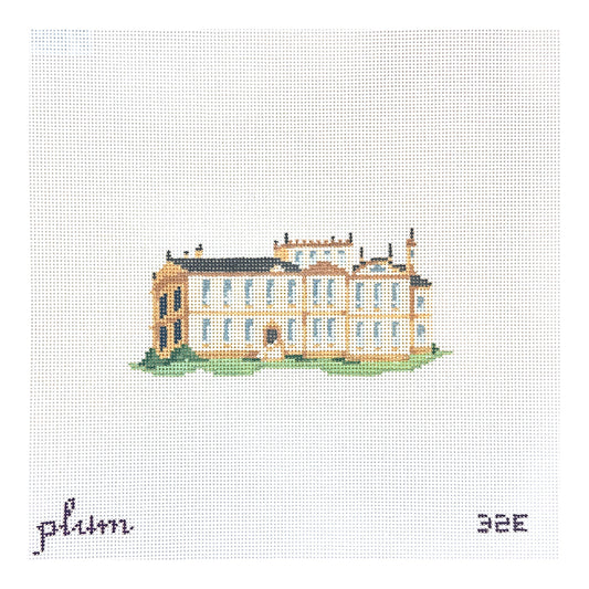 The Plum Stitchery The Secret Garden Misselthwaite Manor Needlepoint Canvas