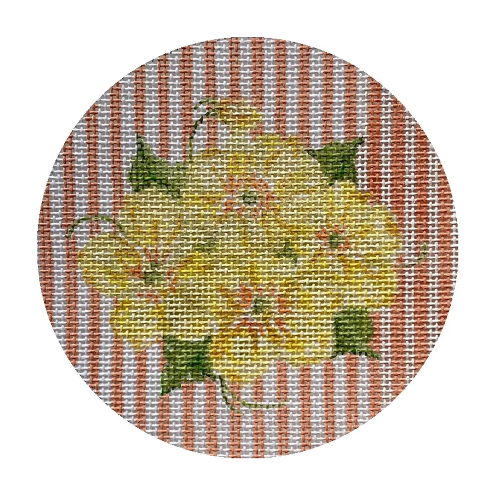 The Plum Stitchery The Stitched Garden Pocket Full of Posies No 2 Needlepoint Canvas