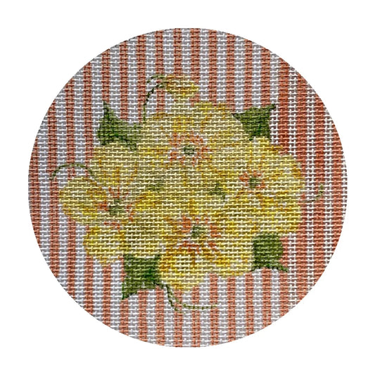 The Plum Stitchery The Stitched Garden Pocket Full of Posies No 2 Needlepoint Canvas