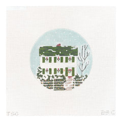 The Plum Stitchery The Stitched Garden Swedish House Collection No 3 Needlepoint Canvas