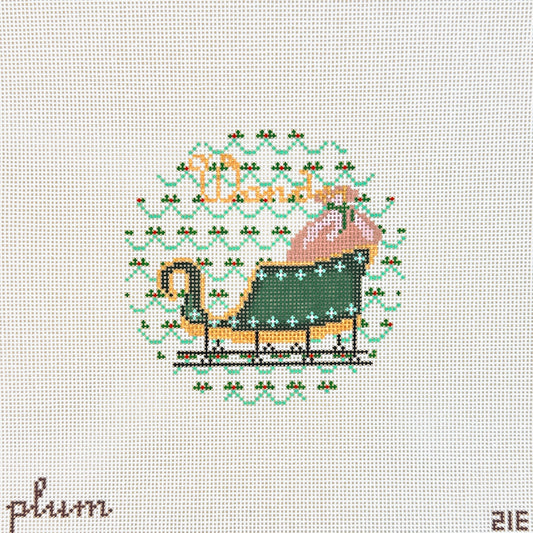 The Plum Stitchery Wonder Needlepoint Canvas