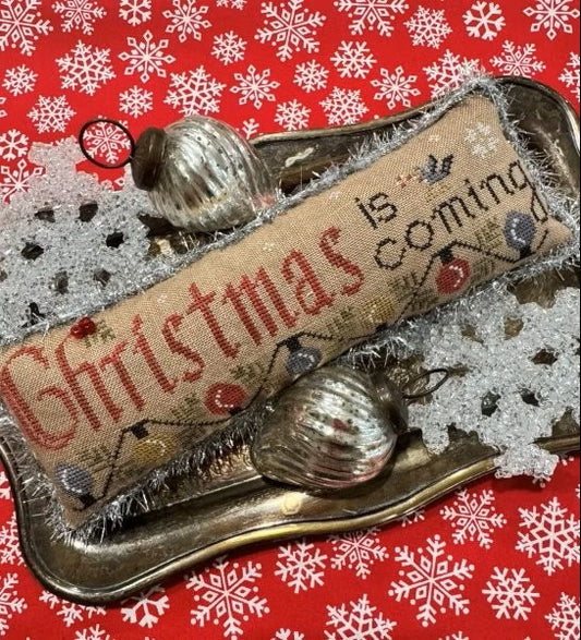The Scarlett House Christmas is Coming Pin Keep Cross Stitch Pattern