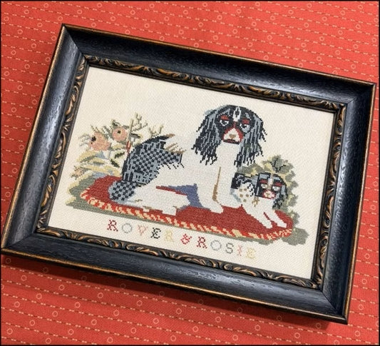 The Scarlett House Rover and Rosie Cross Stitch Pattern