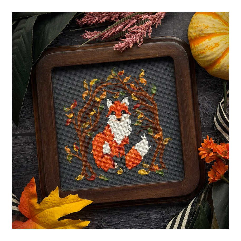 The Stitch Crypt Fox in the Hollow Cross Stitch Pattern