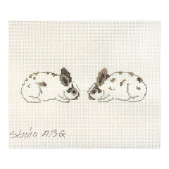 The Studio Midwest Bunny Scissors Fob Needlepoint Canvas