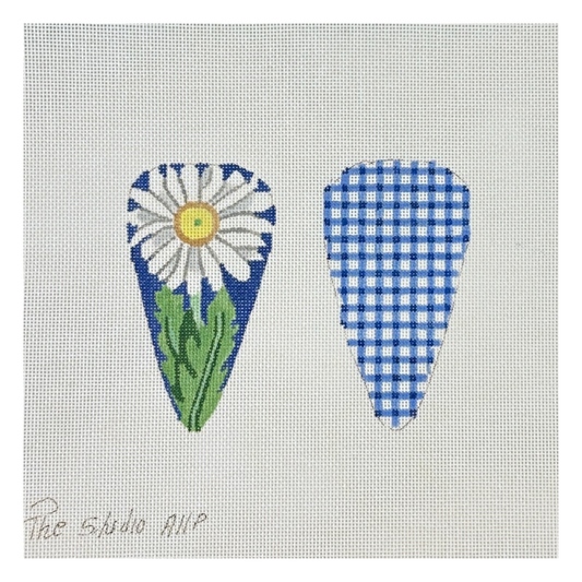 The Studio Midwest Daisy Scissors Case Needlepoint Canvas