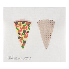 The Studio Midwest Pizza Scissors Case Needlepoint Canvas