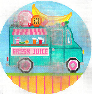 The Meredith Collection Food Truck Needlepoint Canvas - Juice