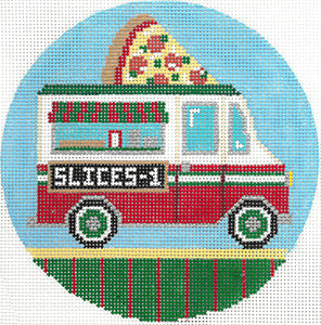 The Meredith Collection Food Truck Needlepoint Canvas - Pizza