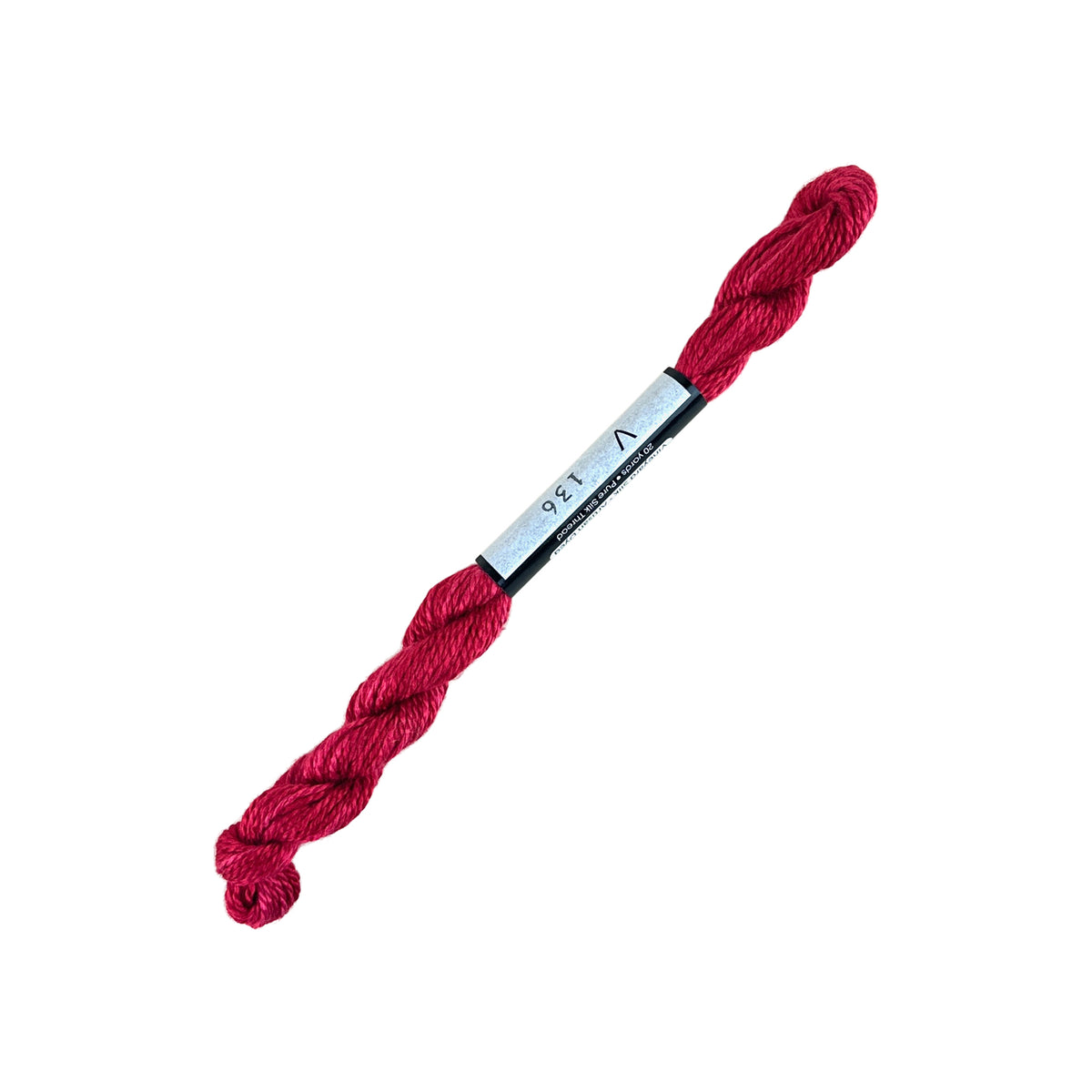 ThreadworX Overdyed Vineyard Silk - V136 Candy Apple