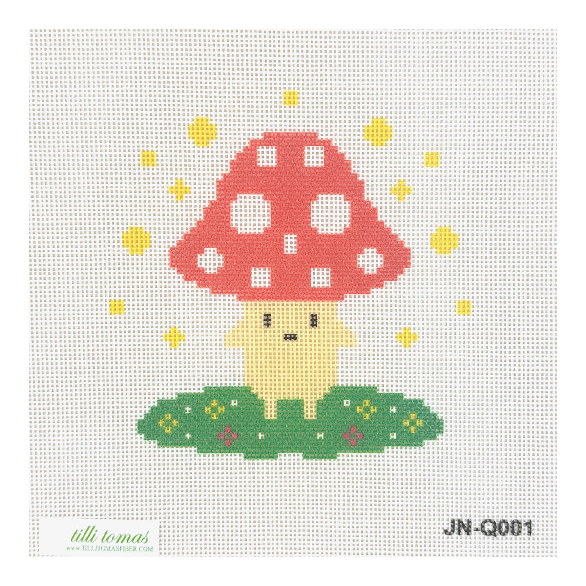 Tilli Tomas James Nation Mushroom Man Needlepoint Canvas