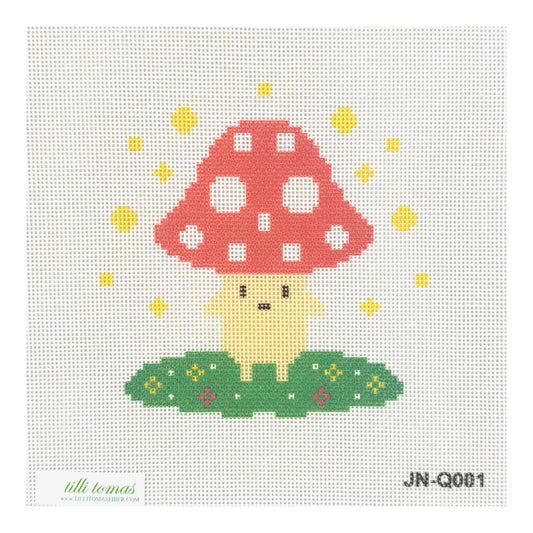 Tilli Tomas James Nation Mushroom Man Needlepoint Canvas