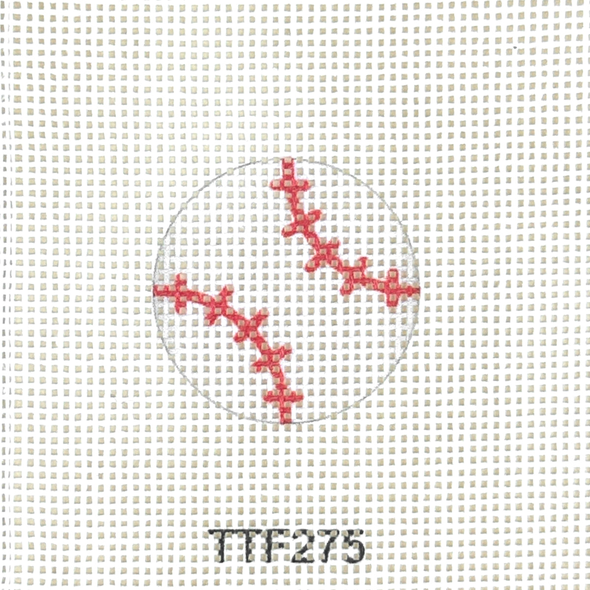 Tilli Tomas Mini Baseball Needlepoint Canvas