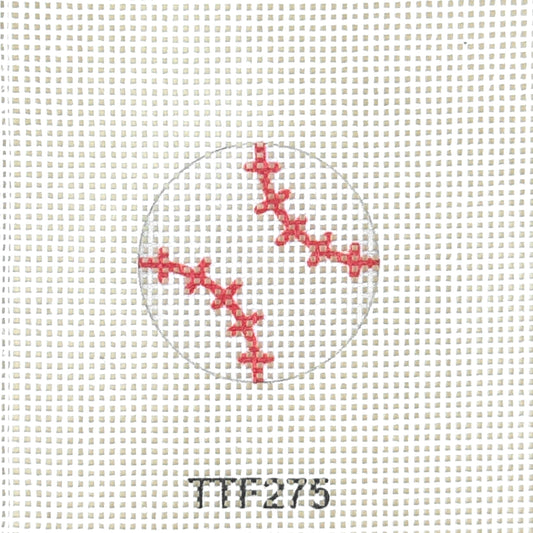 Tilli Tomas Mini Baseball Needlepoint Canvas