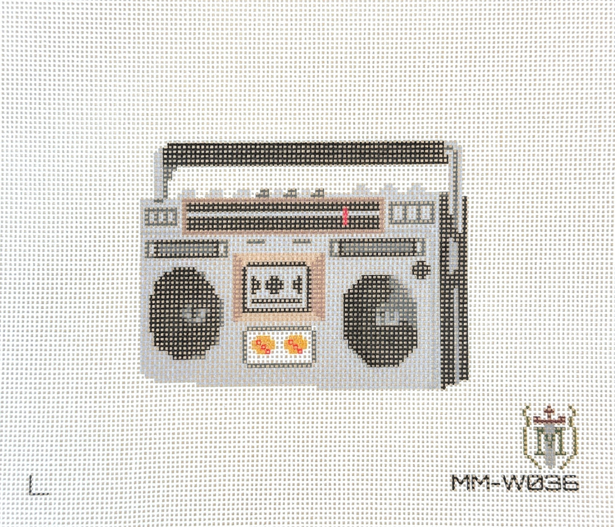 Tilli Tomas Misty Morrow Boom Box Needlepoint Canvas