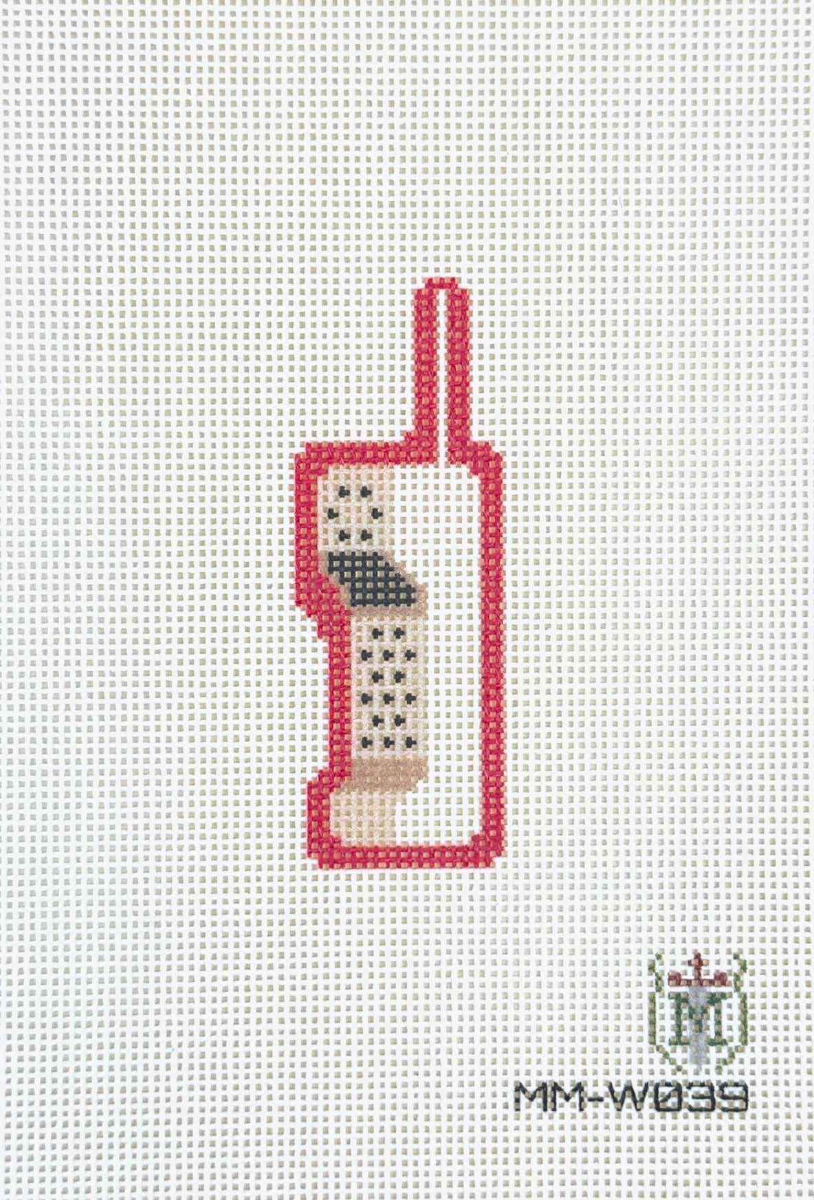 Tilli Tomas Misty Morrow Brick Cell Phone Needlepoint Canvas