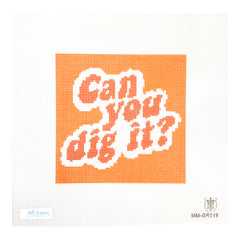 Tilli Tomas Misty Morrow Can You Dig It Needlepoint Canvas