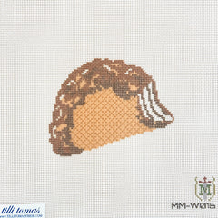 Tilli Tomas Misty Morrow Chocolate Taco Needlepoint Canvas