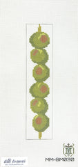 Tilli Tomas Misty Morrow Cocktail Olives Bookmark or Key Fob Needlepoint Canvas