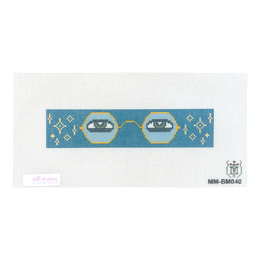Tilli Tomas Misty Morrow Eyes of T.J. Eckleburg Needlepoint Canvas