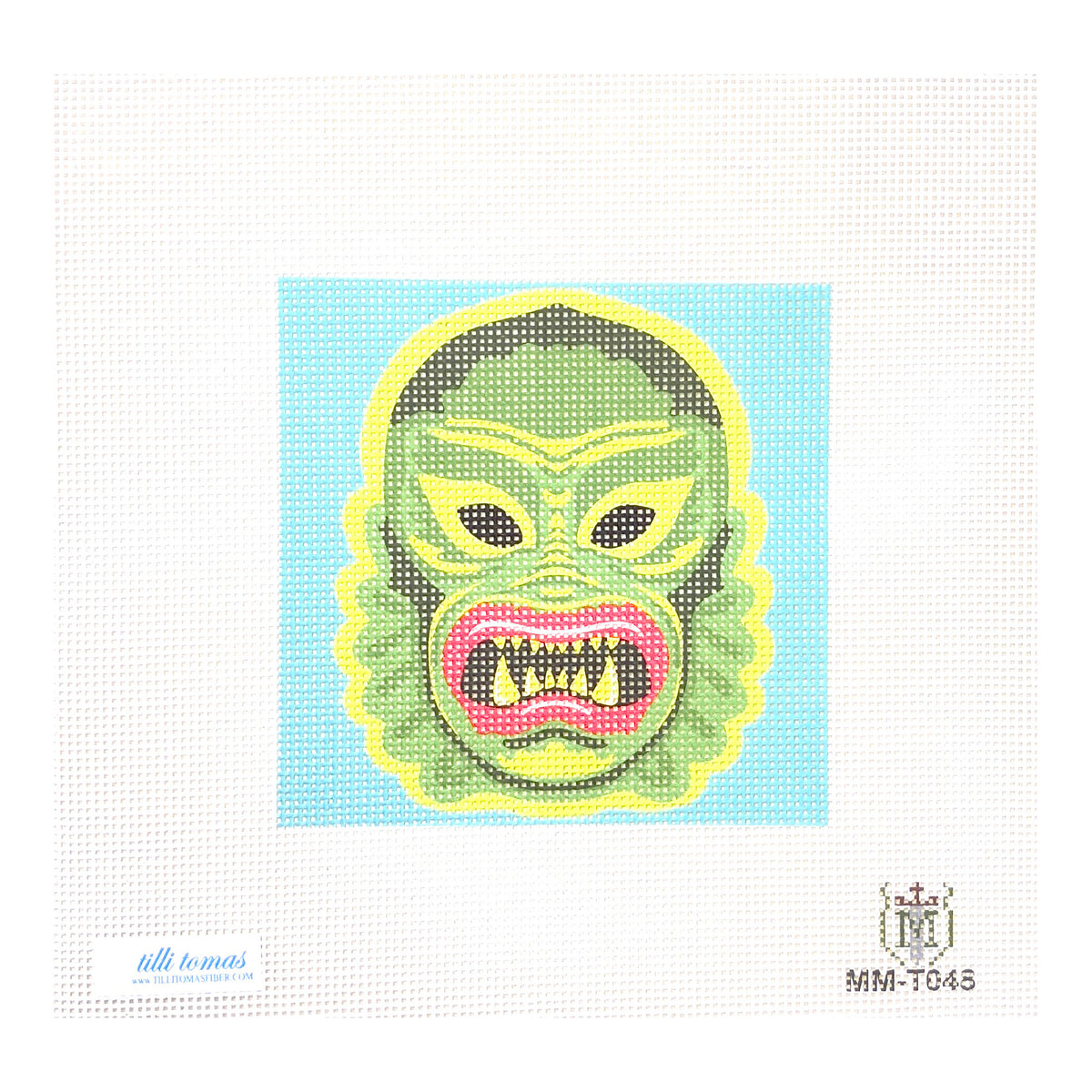 Tilli Tomas Misty Morrow Fish Man Needlepoint Canvas