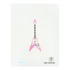 Tilli Tomas Misty Morrow Flying V Needlepoint Canvas - Pink