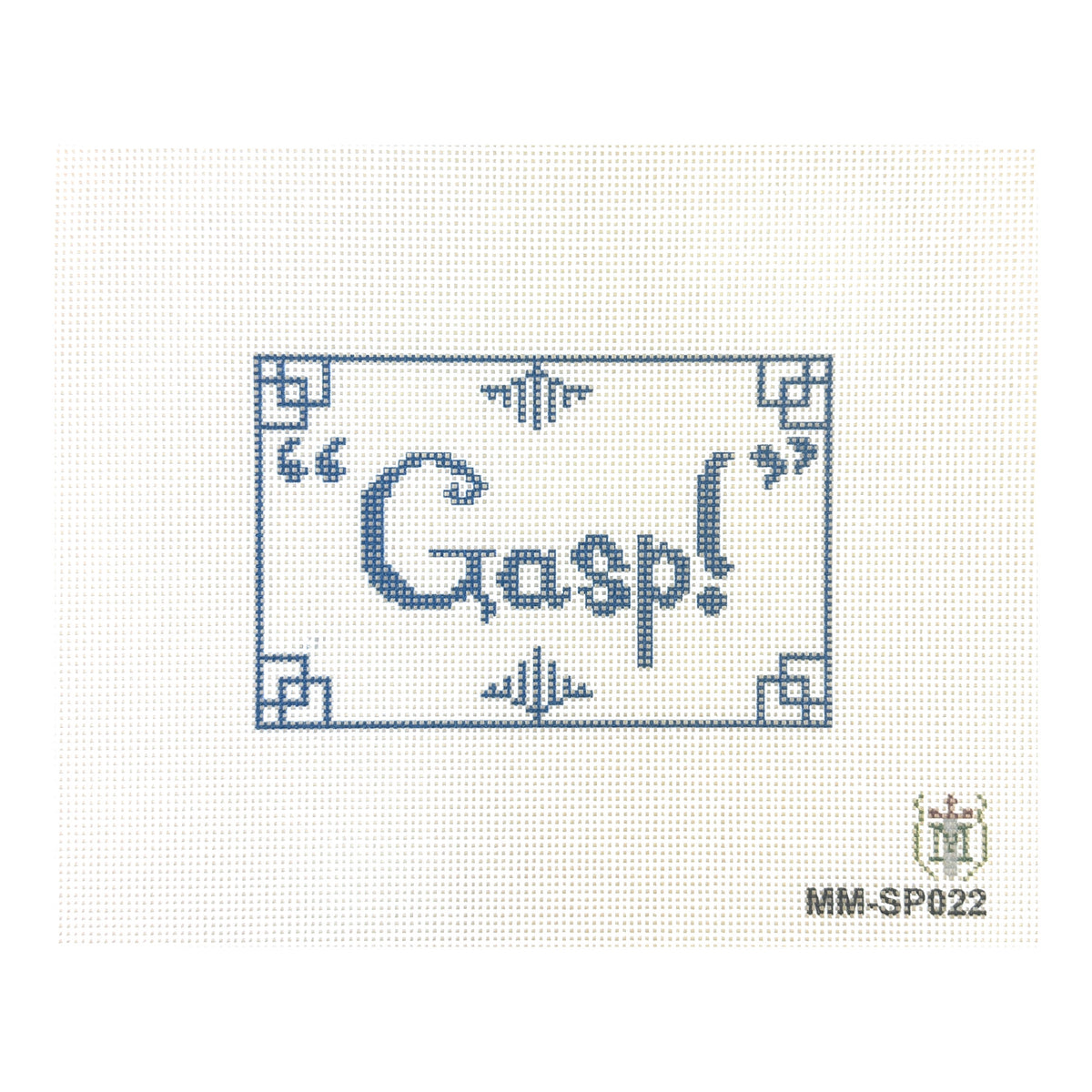 Tilli Tomas Misty Morrow Gasp Needlepoint Canvas