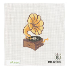 Tilli Tomas Misty Morrow Grammophone Needlepoint Canvas