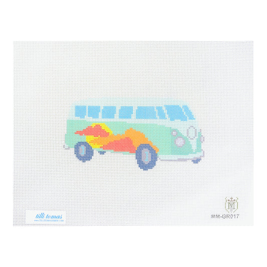 Tilli Tomas Misty Morrow Groovy Van Needlepoint Canvas