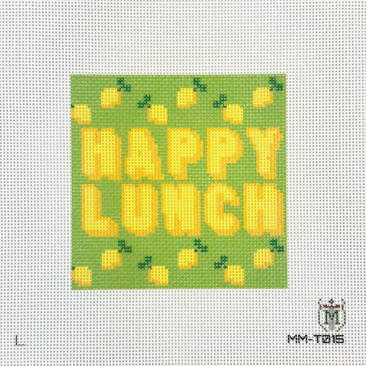 Tilli Tomas Misty Morrow Happy Lunch Needlepoint Canvas