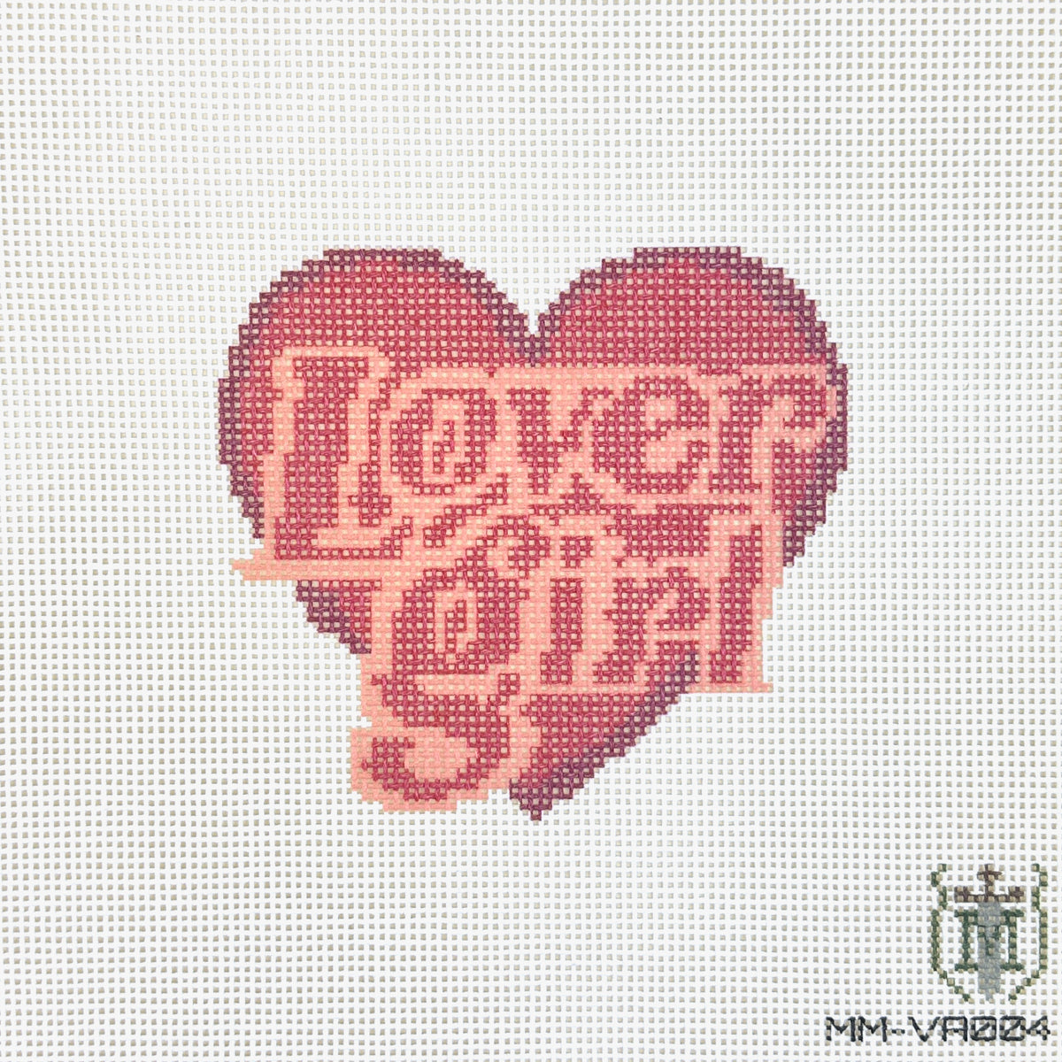 Tilli Tomas Misty Morrow Lover Girl Needlepoint Canvas