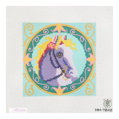 Tilli Tomas Misty Morrow Ornate Horse Portrait Needlepoint Canvas