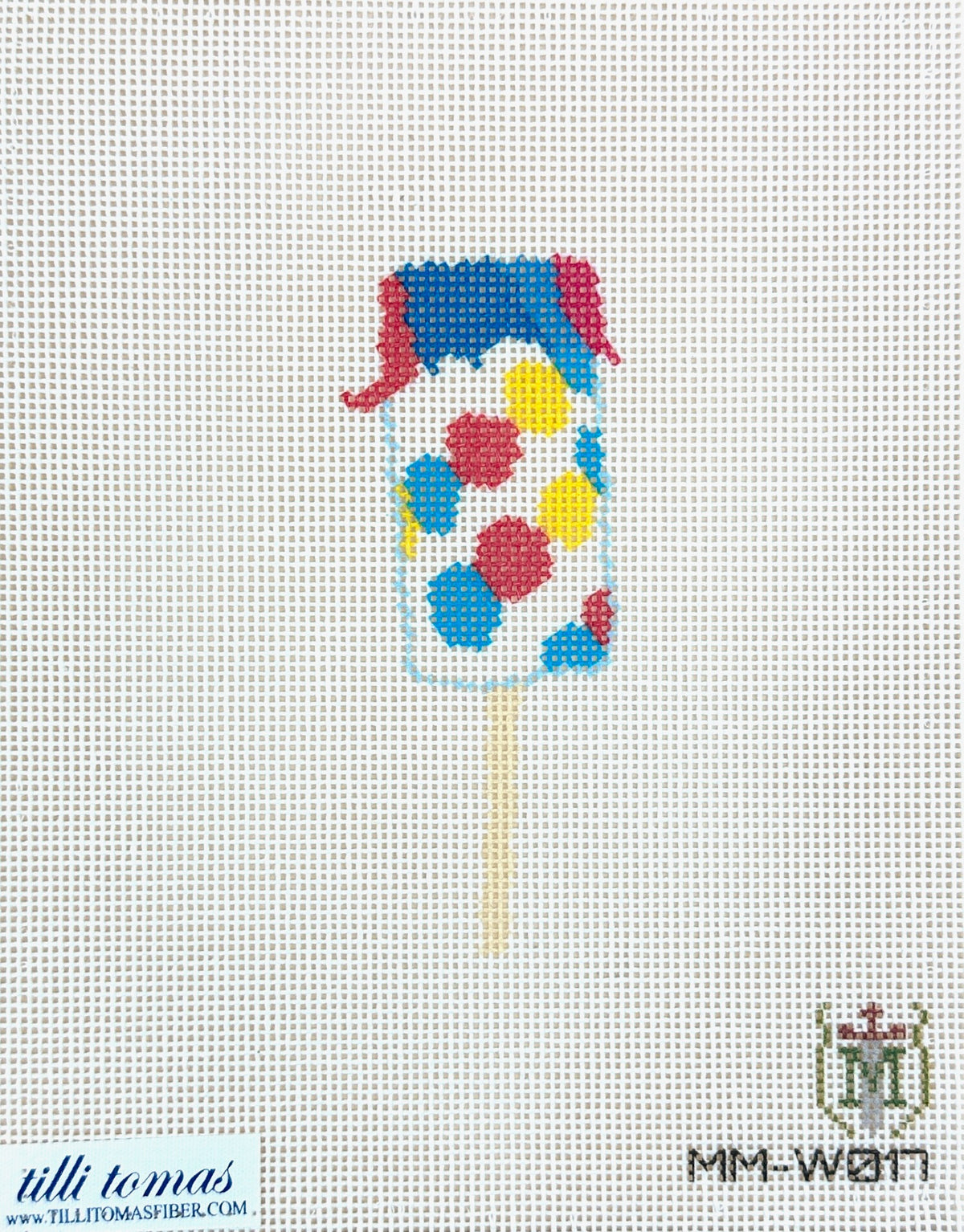 Tilli Tomas Misty Morrow Push Popsicle Needlepoint Canvas